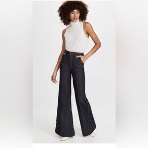 Zimmermann Concert Denim Super Flare Jeans Size 29